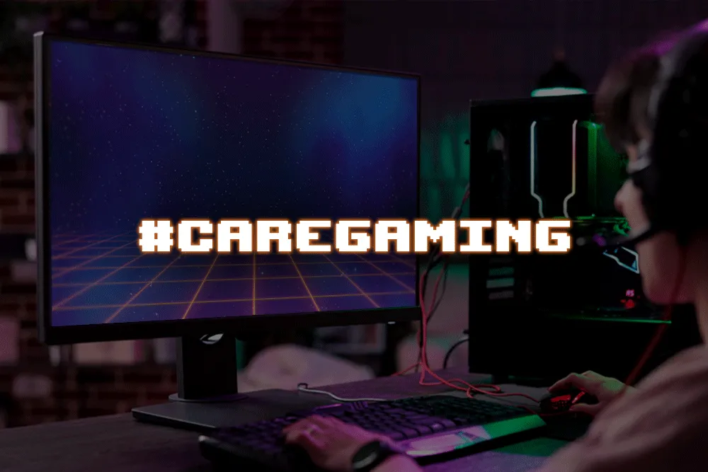#CAREgaming graphic